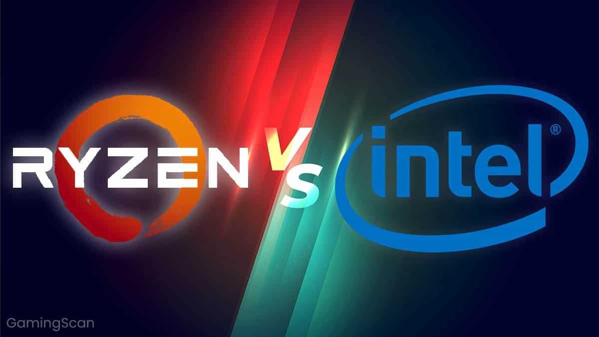 مقایسه سی پی یو ryzen با intel core 1 مقایسه سی پی یو ryzen با intel core